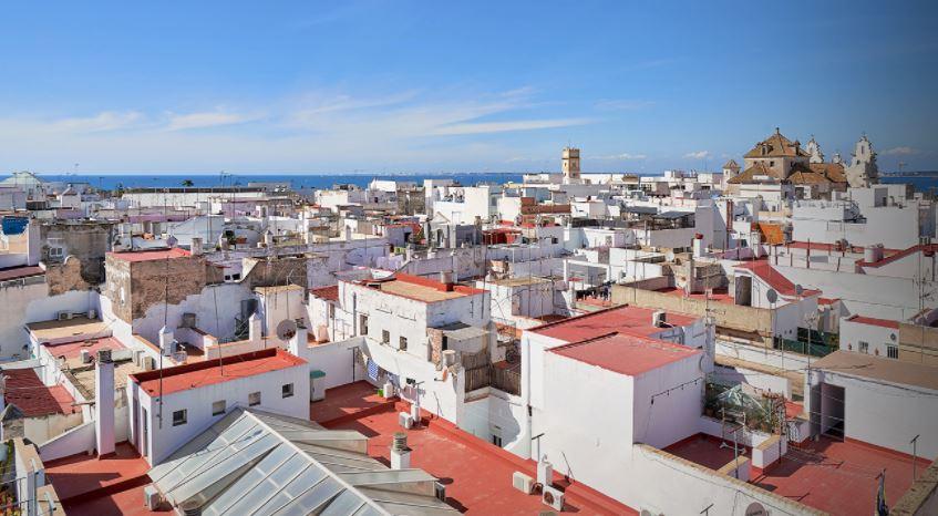 Tandem Palacio Veedor De Galeras Suites Cádiz Exterior foto